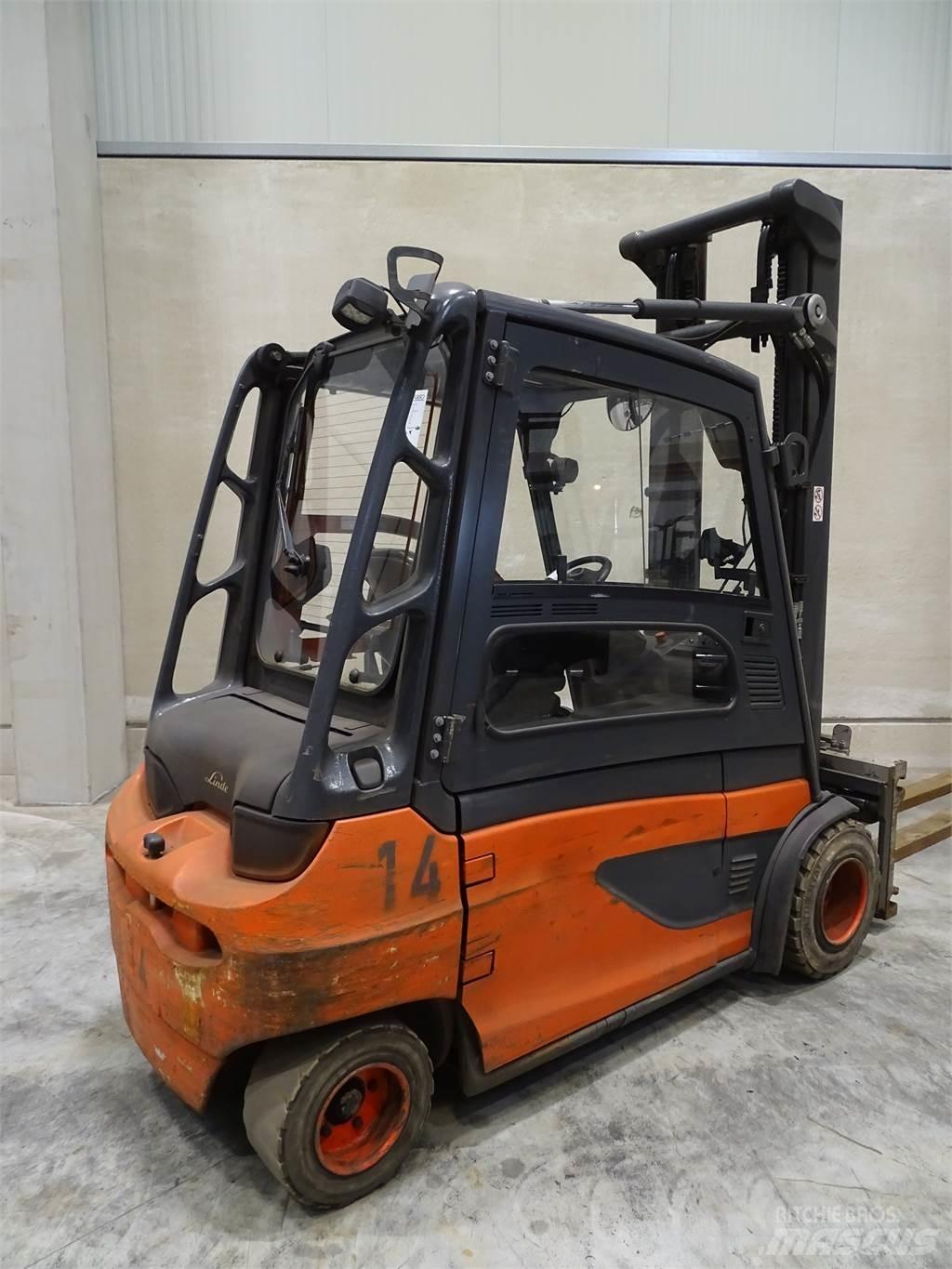Linde E35L-01 El gaffeltrucks