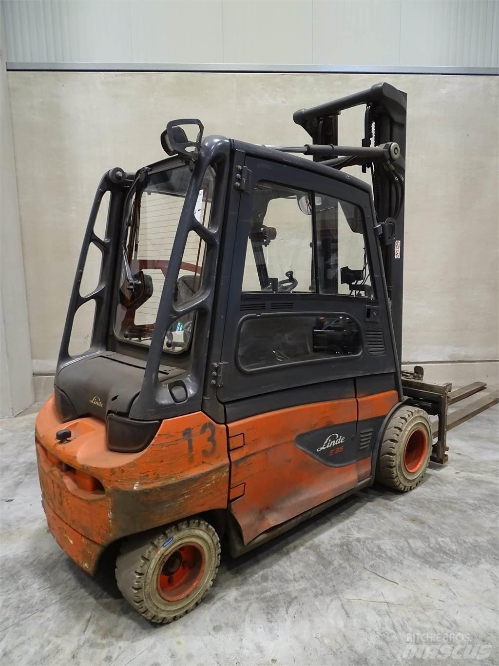 Linde E35L-01 El gaffeltrucks