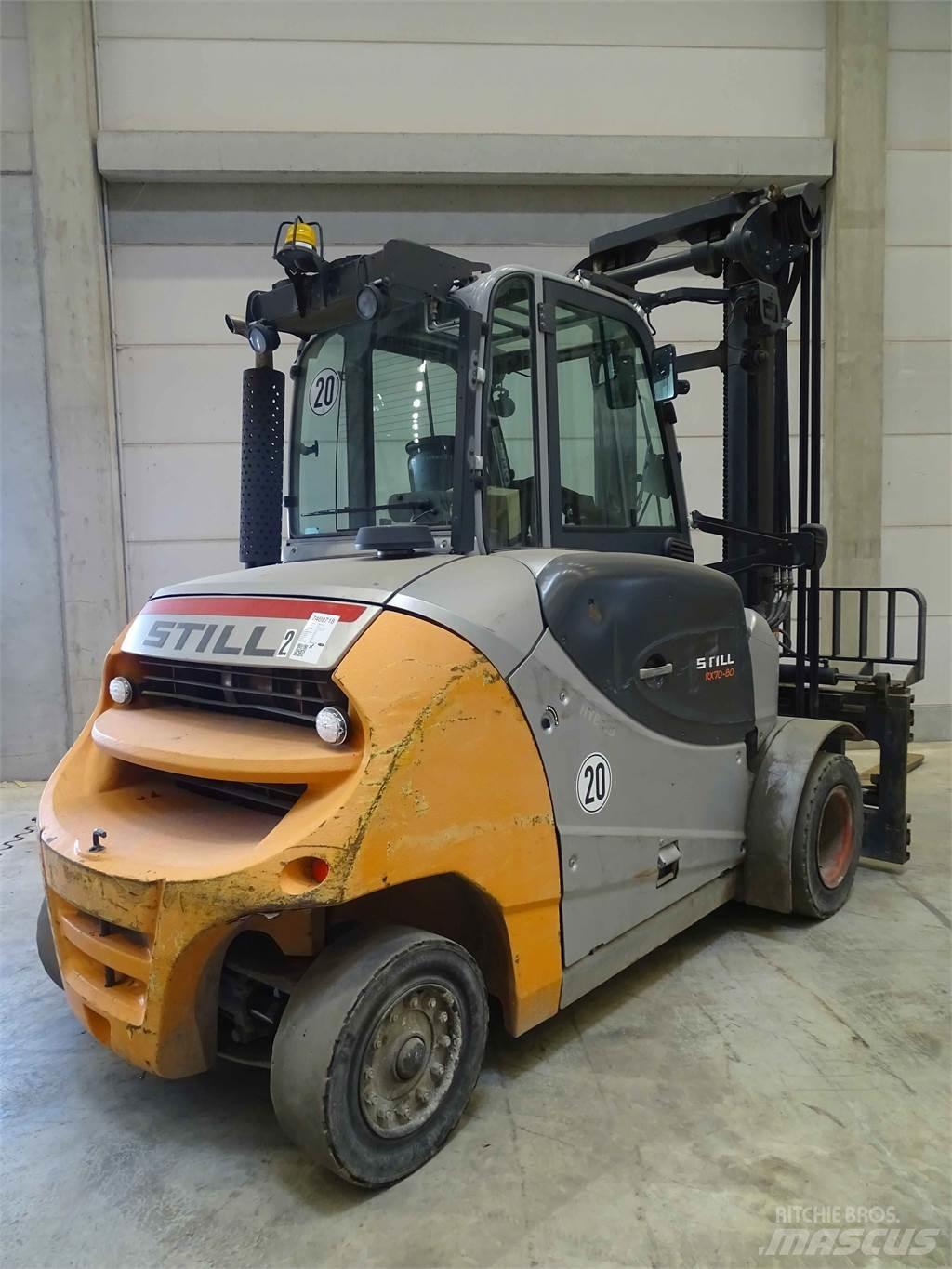 Still RX70-80 Diesel gaffeltrucks