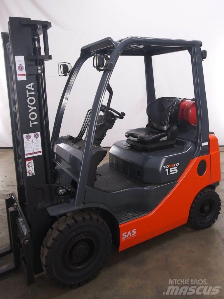 Toyota 02-8FGF15 LPG gaffeltrucks