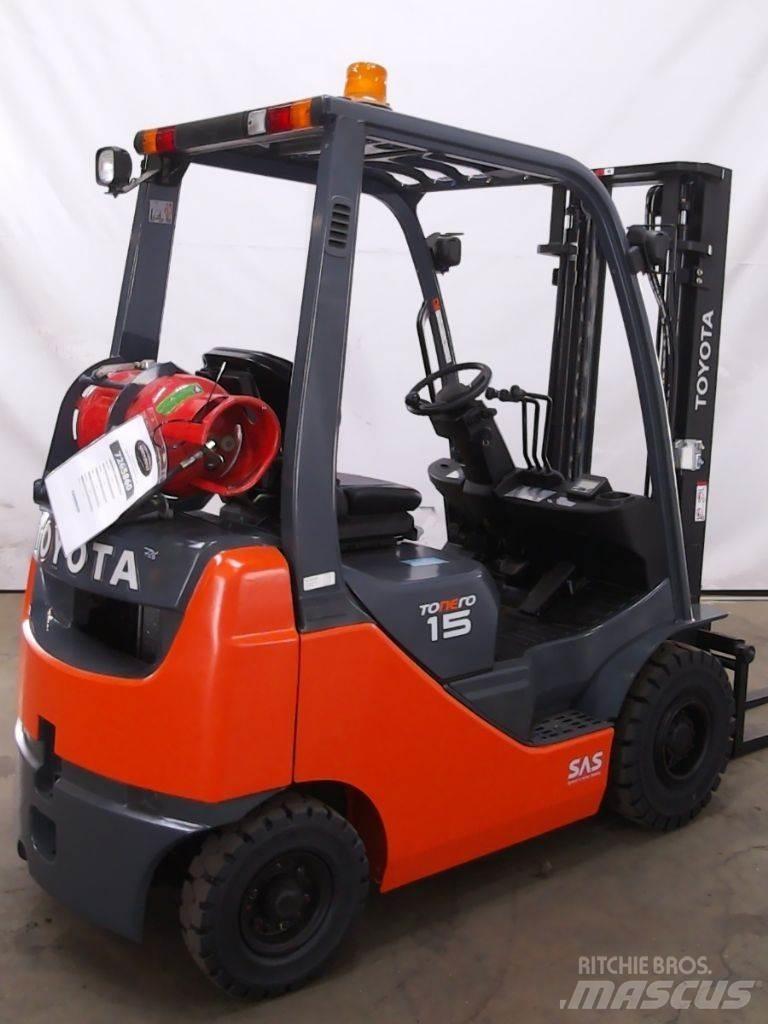 Toyota 02-8FGF15 LPG gaffeltrucks