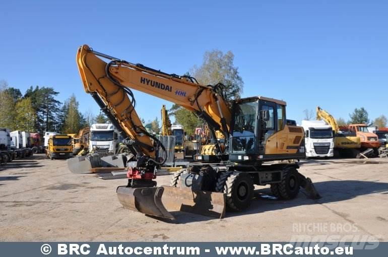 Hyundai HW160 Gravemaskiner på hjul