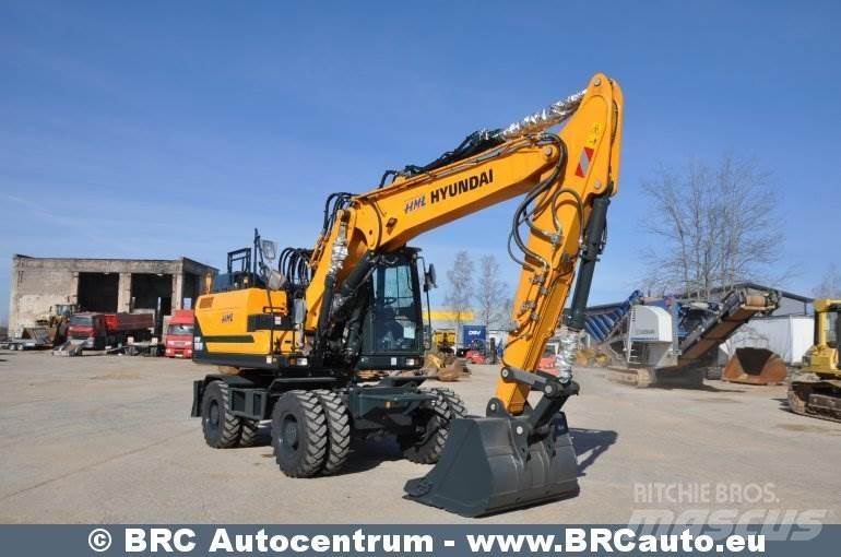 Hyundai HW180 Gravemaskiner på hjul