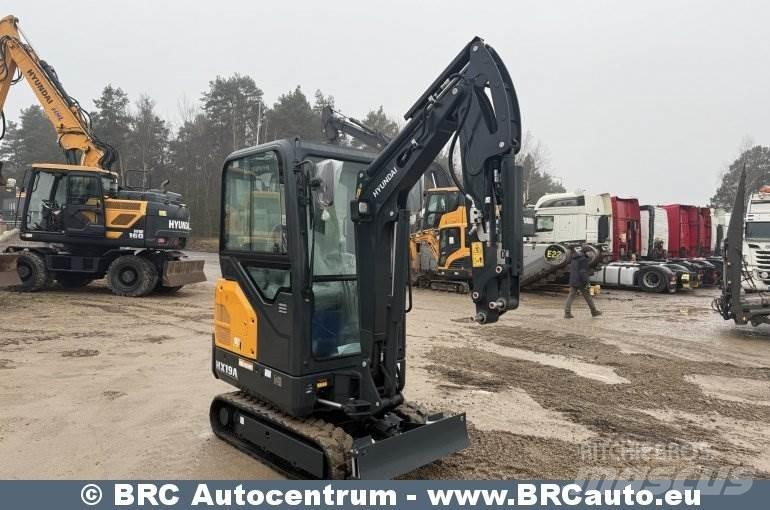Hyundai HX19A Minigravemaskiner