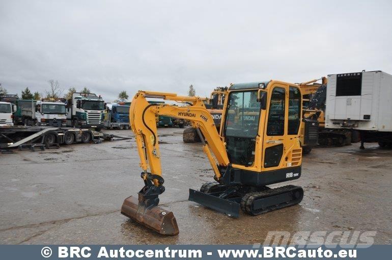 Hyundai R18-9AK Minigravemaskiner