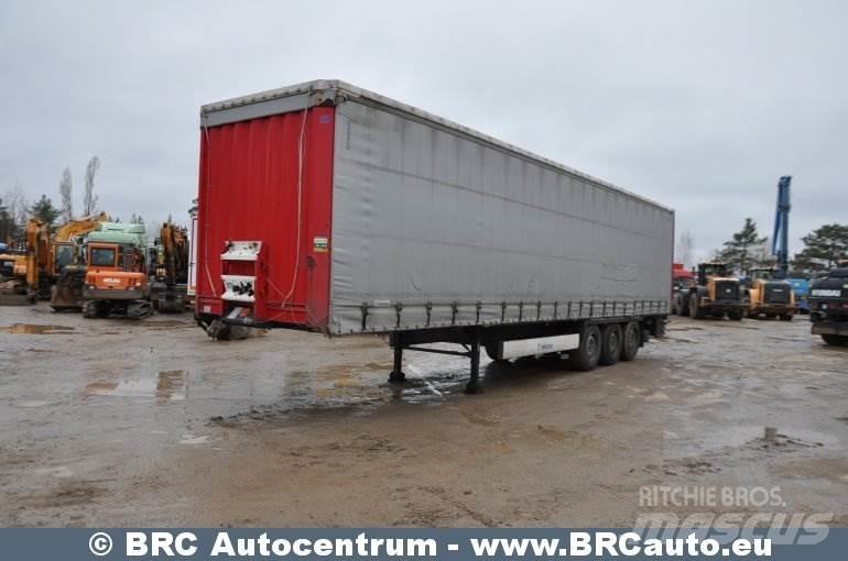 Krone SD Semi-trailer med Gardinsider