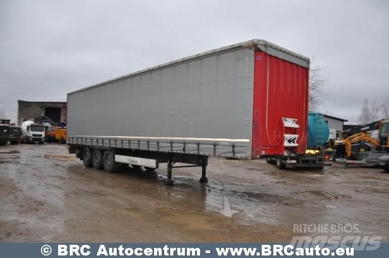 Krone SD Semi-trailer med Gardinsider