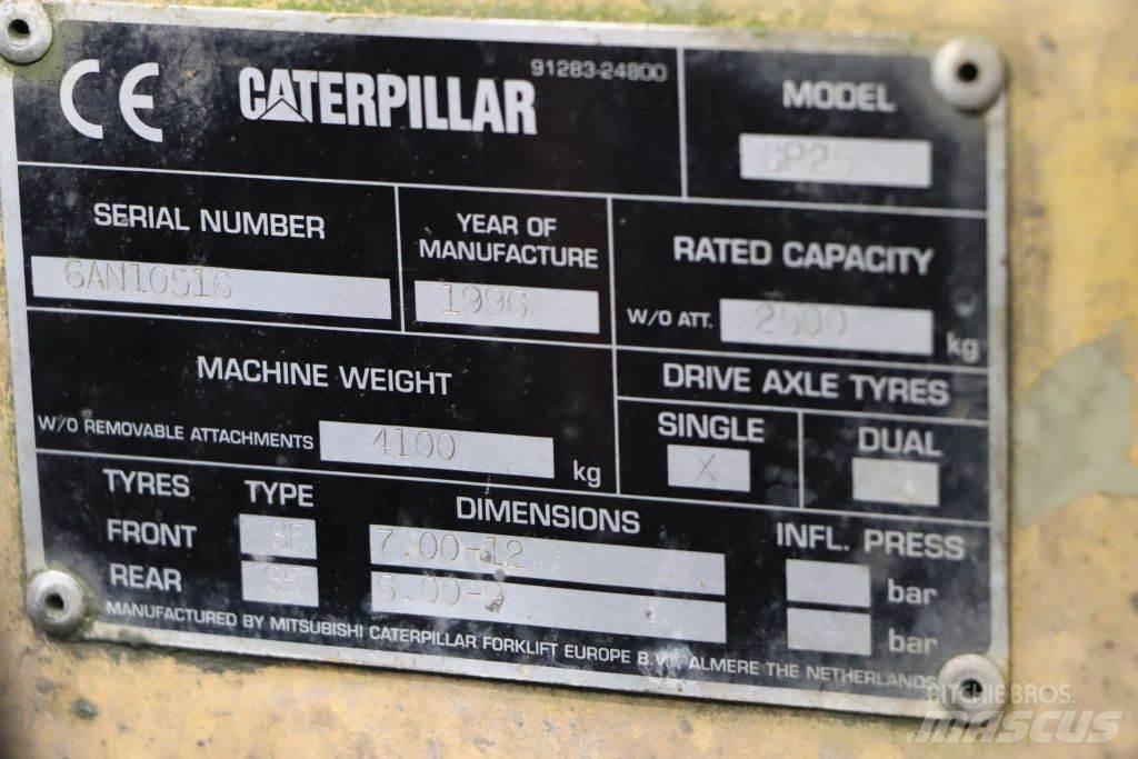 CAT GP25 LPG gaffeltrucks