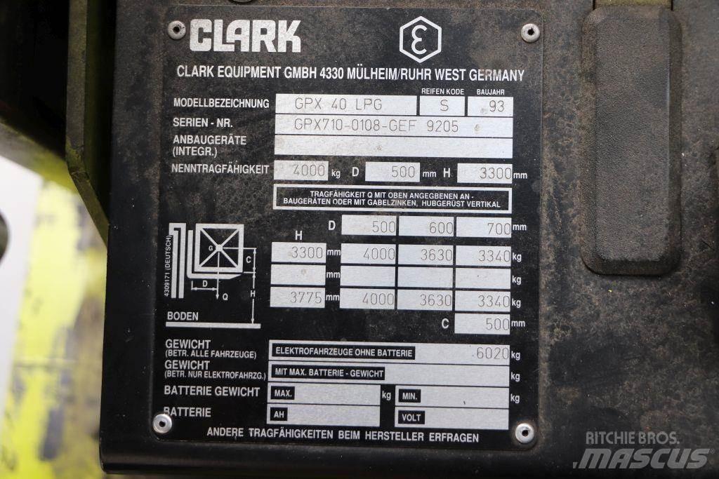 Clark GPX 40 LPG gaffeltrucks