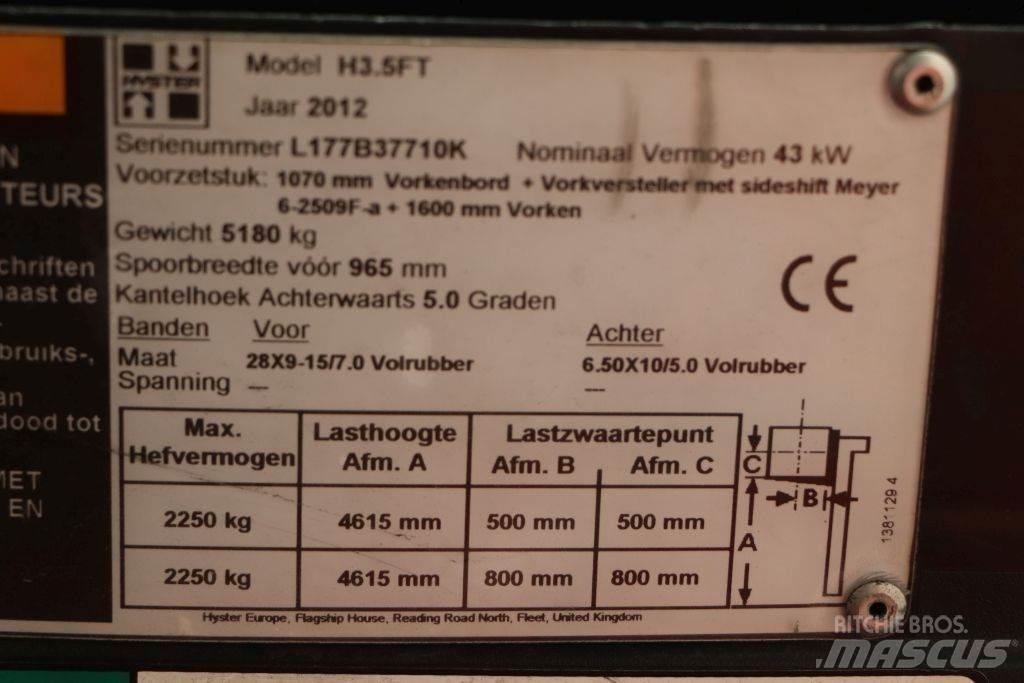 Hyster H3.5FT LPG gaffeltrucks