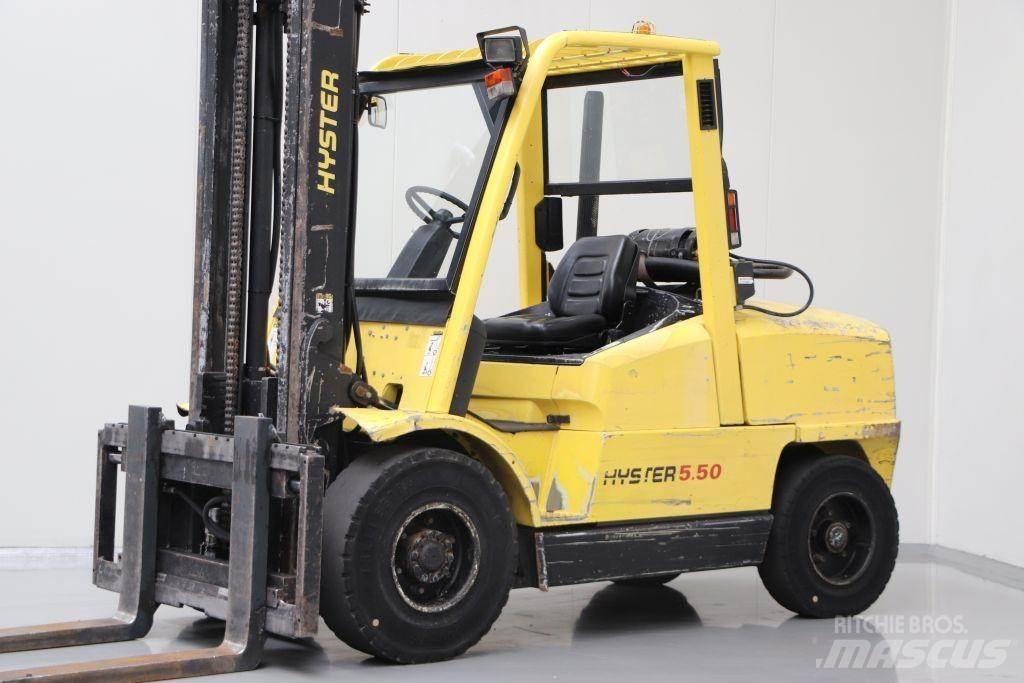 Hyster H5.50XM LPG gaffeltrucks