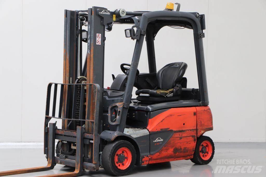 Linde E16P-02 El gaffeltrucks