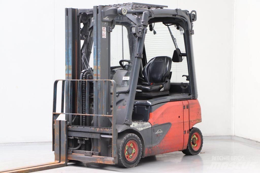Linde E16P-02 El gaffeltrucks