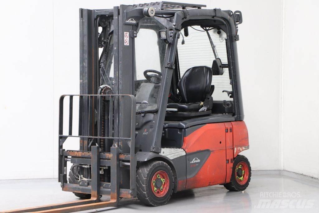 Linde E16P-02 El gaffeltrucks
