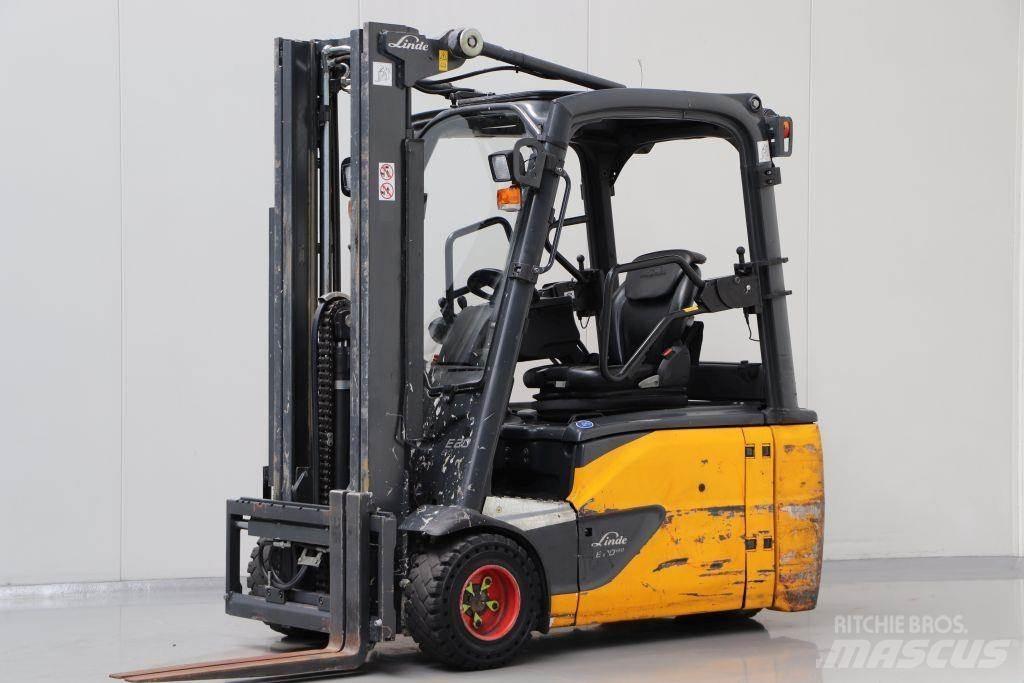 Linde E20L-02 El gaffeltrucks