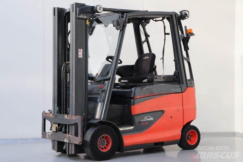 Linde E25HL-01/600 El gaffeltrucks