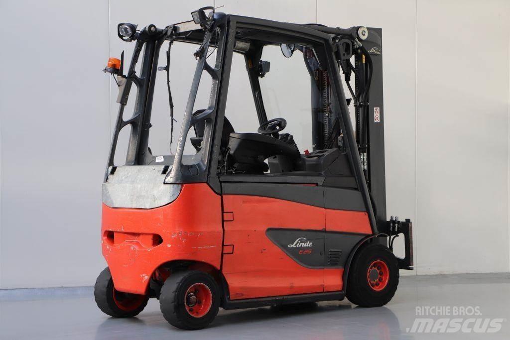 Linde E25HL-01/600 El gaffeltrucks