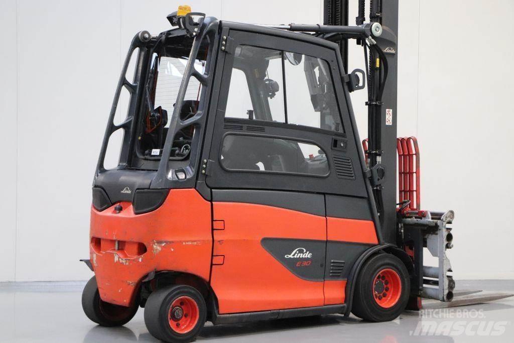 Linde E30HL-01/600 El gaffeltrucks