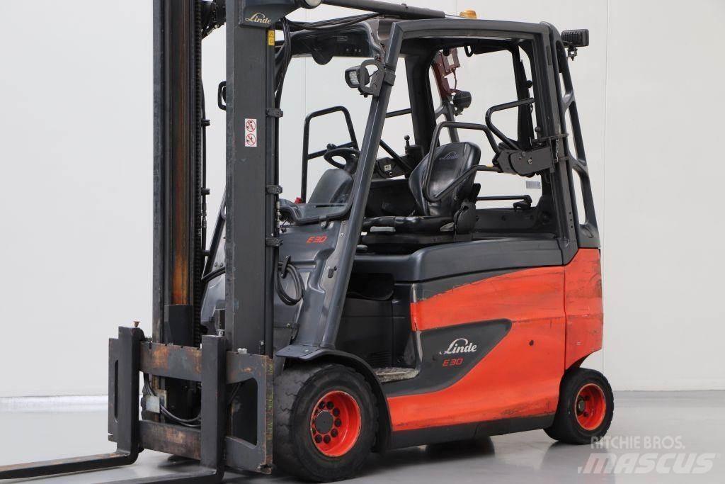 Linde E30HL-01/600 El gaffeltrucks