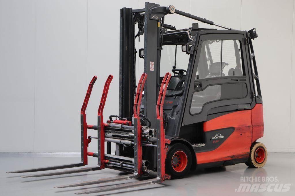 Linde E30HL-01/600 El gaffeltrucks