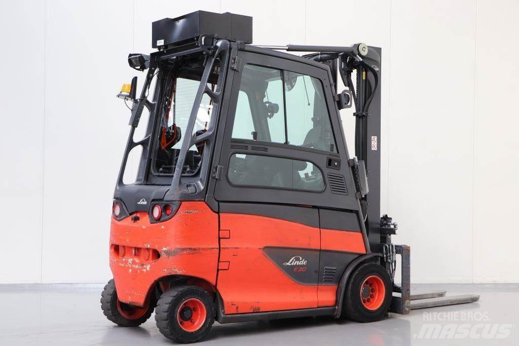 Linde E30HL-01/600 El gaffeltrucks