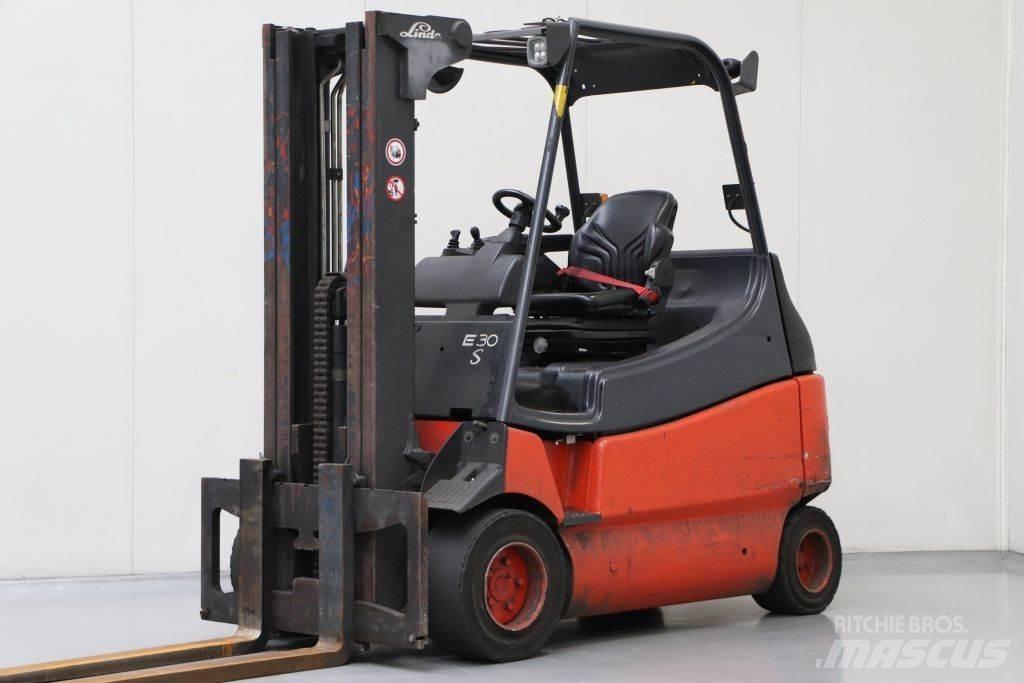 Linde E30S-03/600 El gaffeltrucks