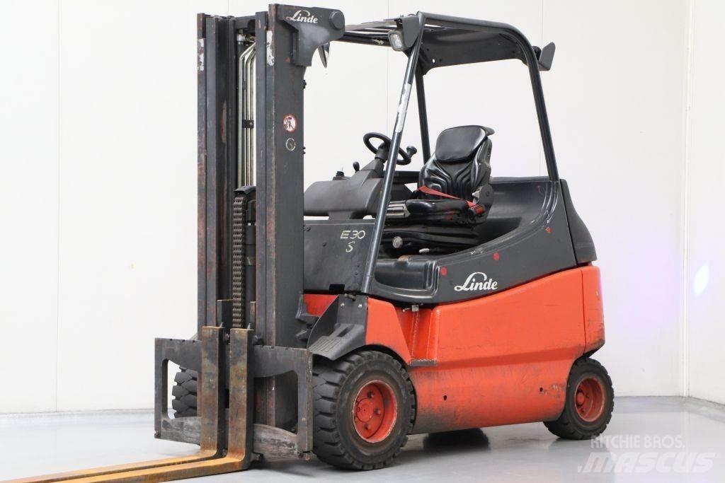 Linde E30S-03/600 El gaffeltrucks