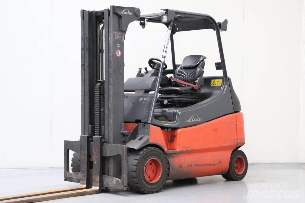 Linde E30S-03/600 El gaffeltrucks
