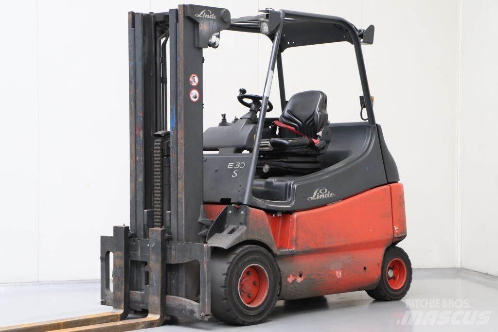 Linde E30S-03/600 El gaffeltrucks