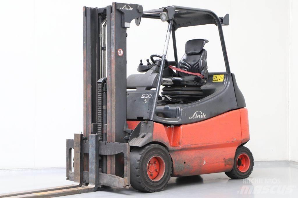 Linde E30S-03/600 El gaffeltrucks