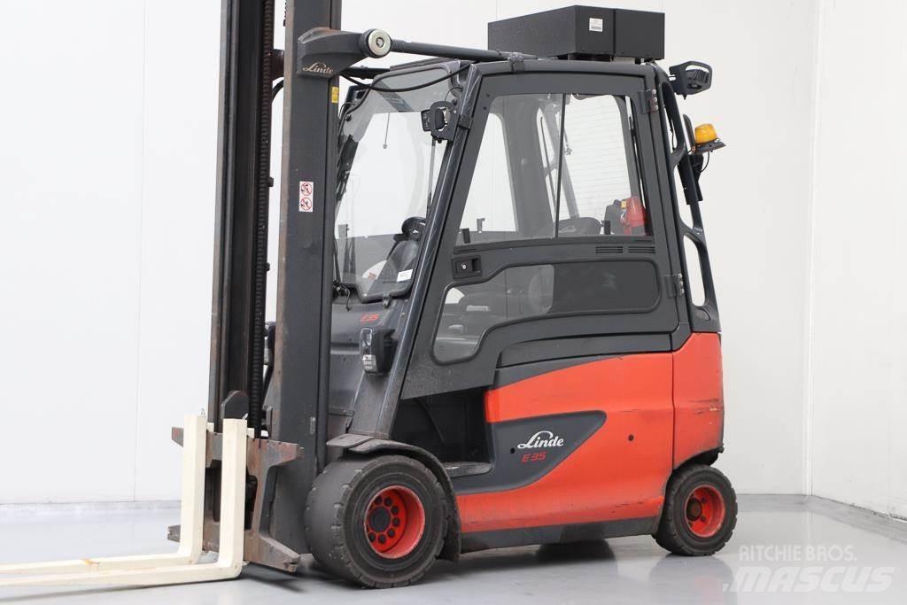 Linde E35HL-01 El gaffeltrucks