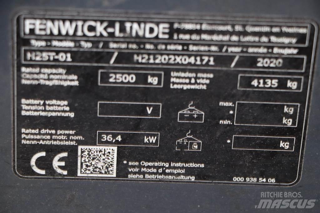 Linde H25T-01 LPG gaffeltrucks