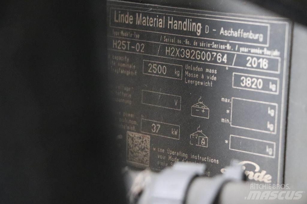 Linde H25T-02 LPG gaffeltrucks