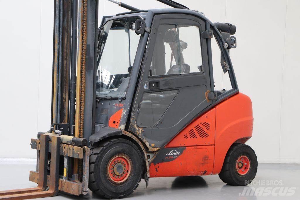 Linde H35D-02 Diesel gaffeltrucks