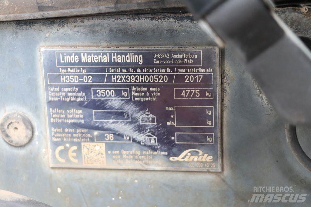 Linde H35D-02 Diesel gaffeltrucks