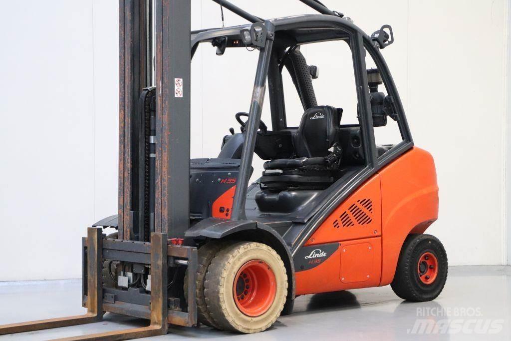 Linde H35D-02 Diesel gaffeltrucks