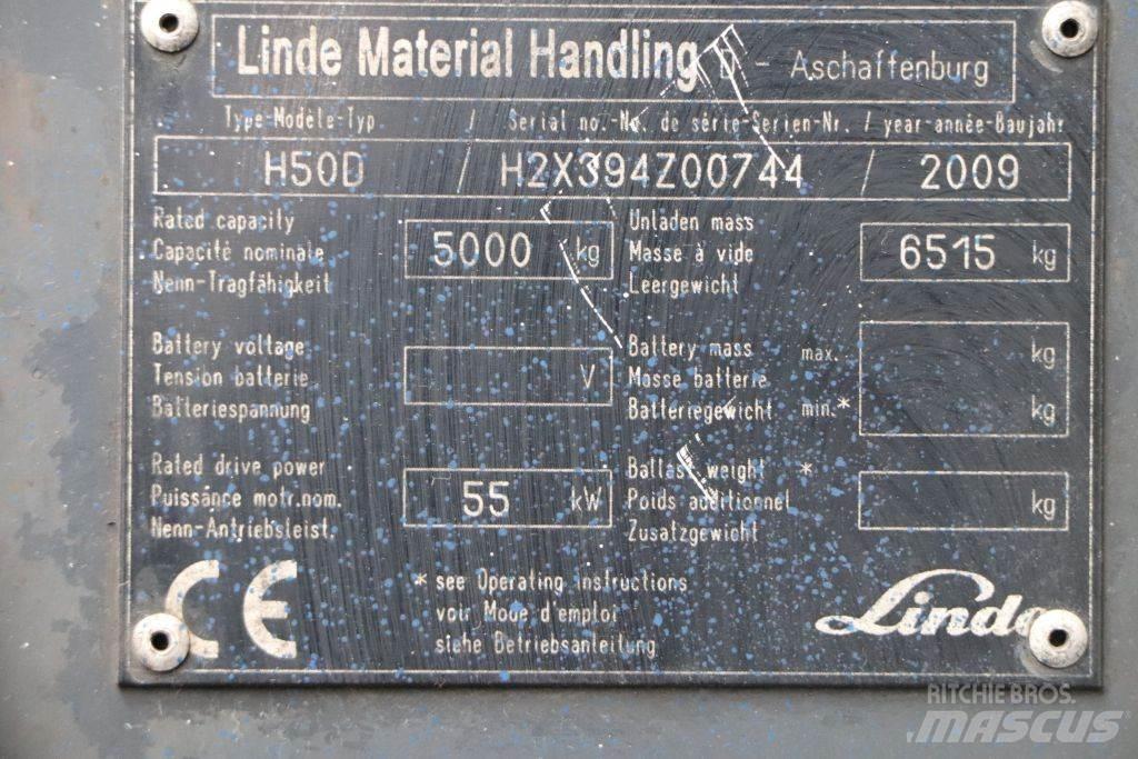 Linde H50D Diesel gaffeltrucks