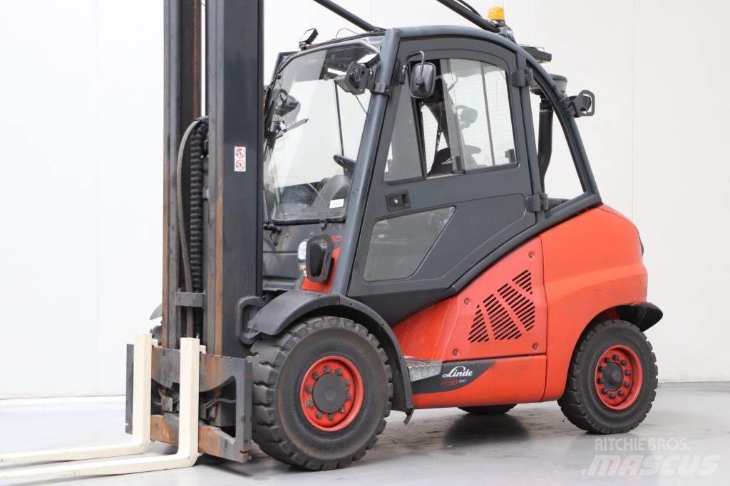 Linde H50D-02 Diesel gaffeltrucks