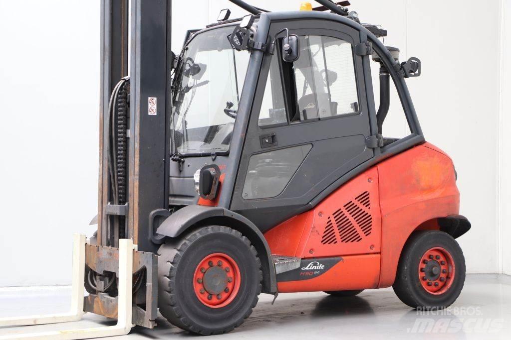 Linde H50D-02 Diesel gaffeltrucks