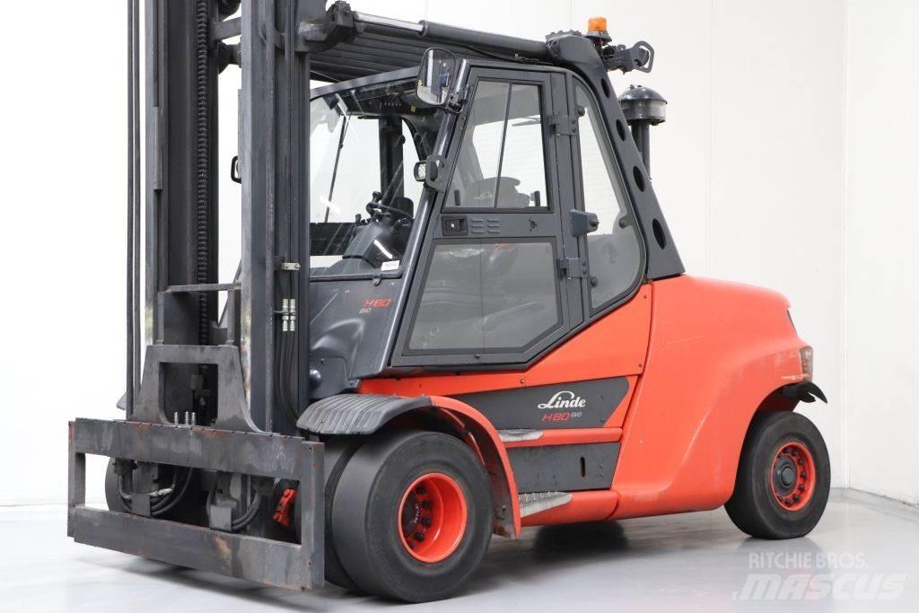 Linde H80D-03/1100 Diesel gaffeltrucks