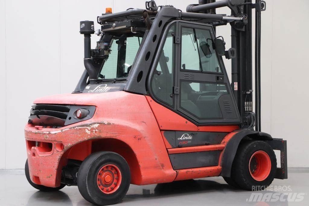 Linde H80D-03/900 Diesel gaffeltrucks