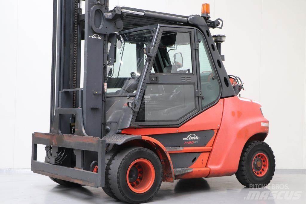 Linde H80T-03/900 LPG gaffeltrucks