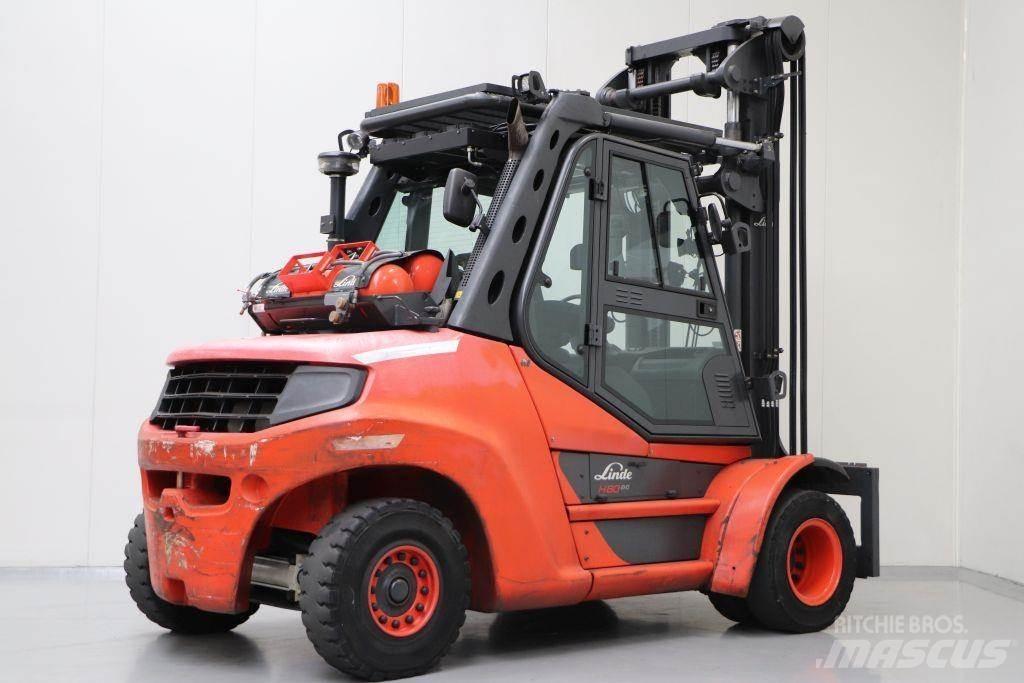 Linde H80T-03/900 LPG gaffeltrucks