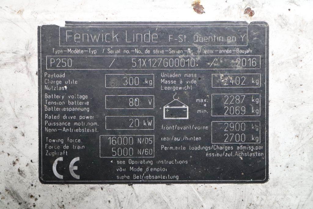Linde P250 Bugsertruck