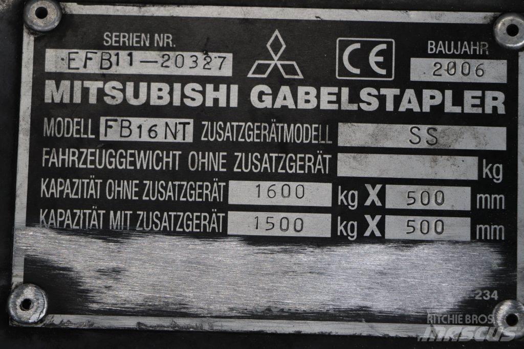 Mitsubishi FB16NT El gaffeltrucks