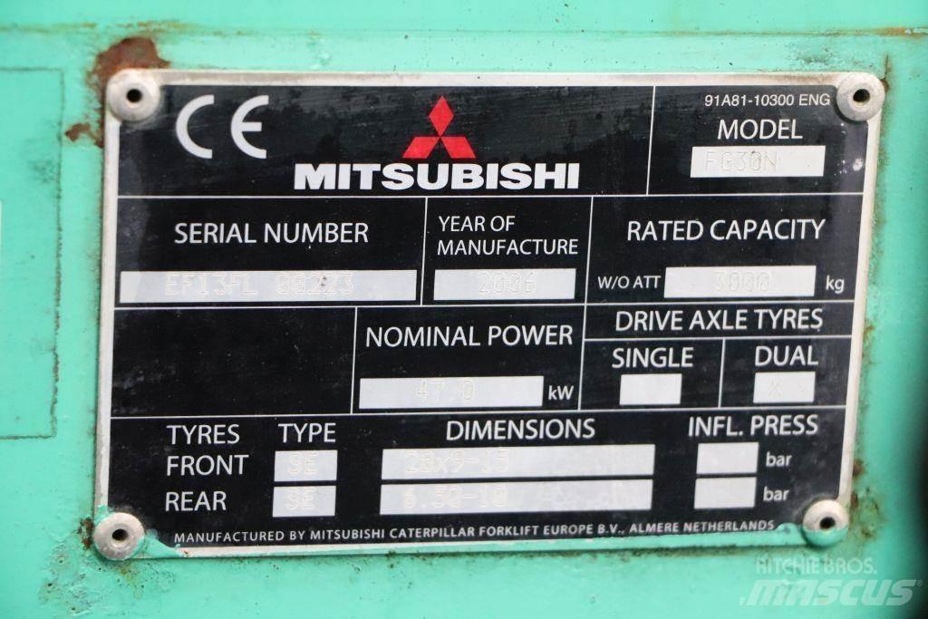 Mitsubishi FG30N LPG gaffeltrucks