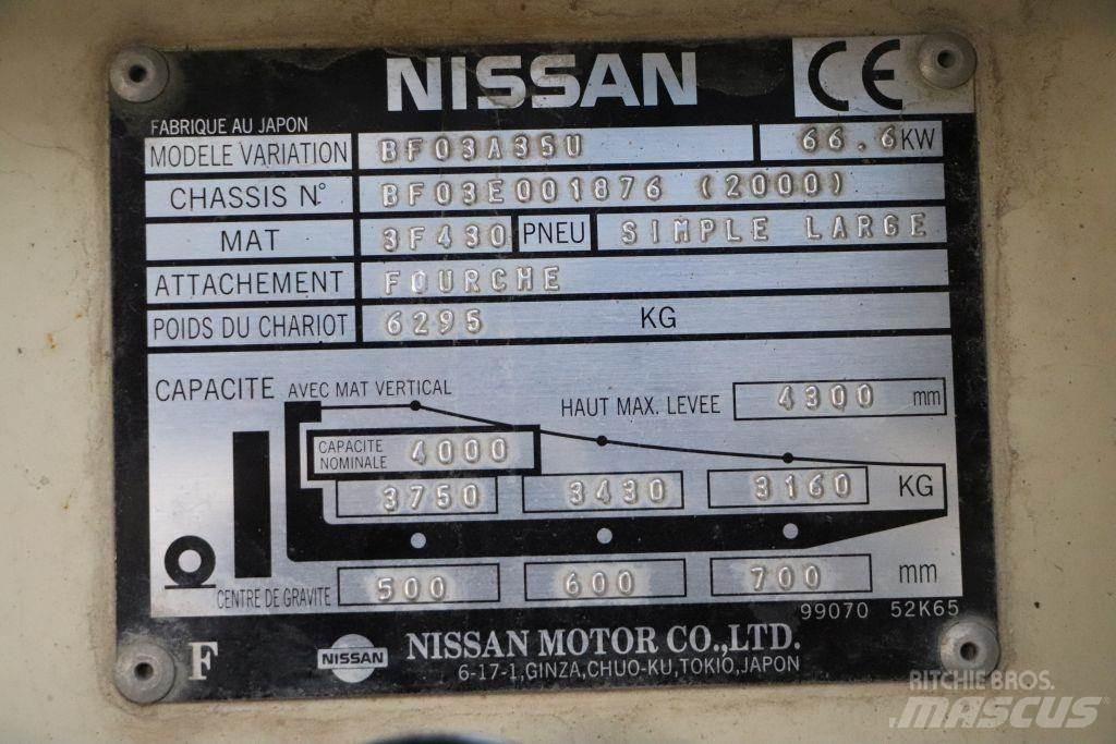 Nissan BF03A35U LPG gaffeltrucks
