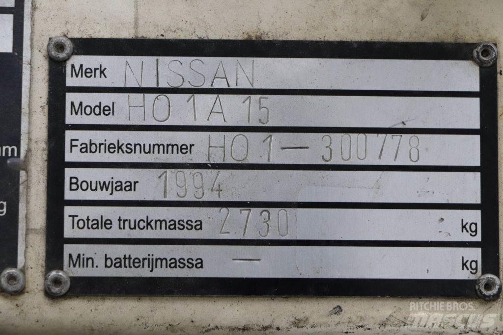Nissan H01A15 LPG gaffeltrucks
