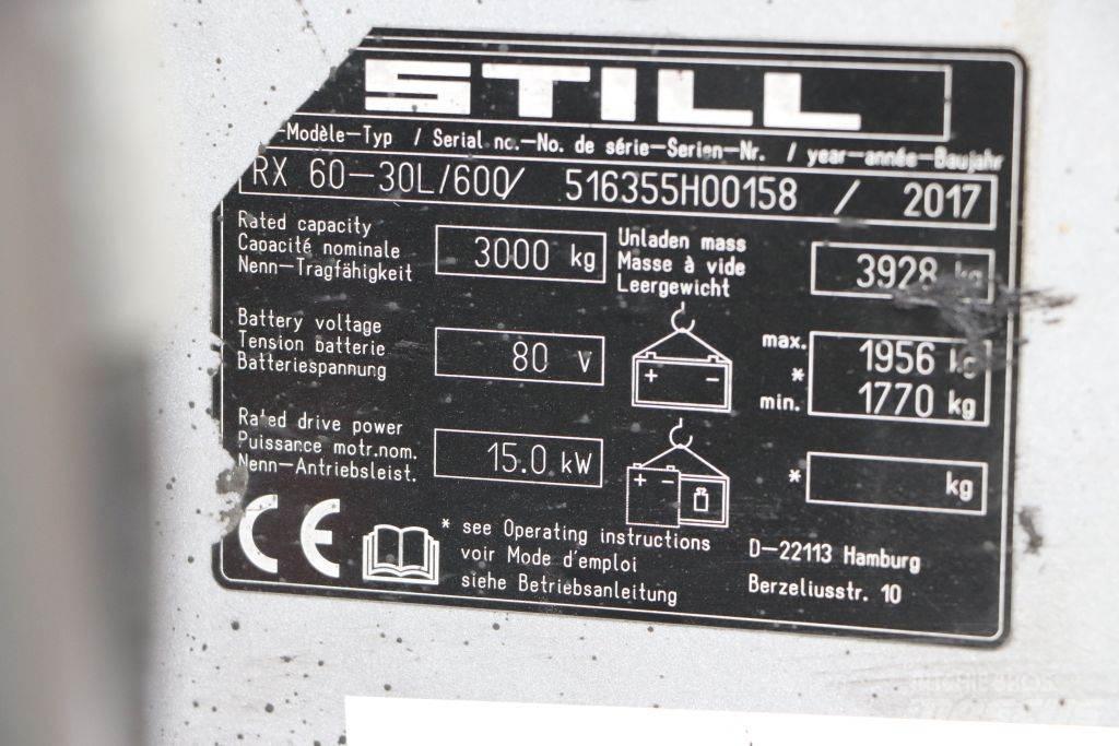 Still RX60-30L/600 El gaffeltrucks
