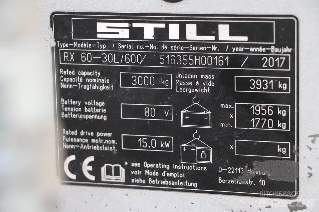 Still RX60-30L/600 El gaffeltrucks